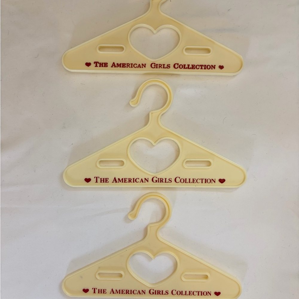 American Girl Collection Hangers for Doll Clothes x 3